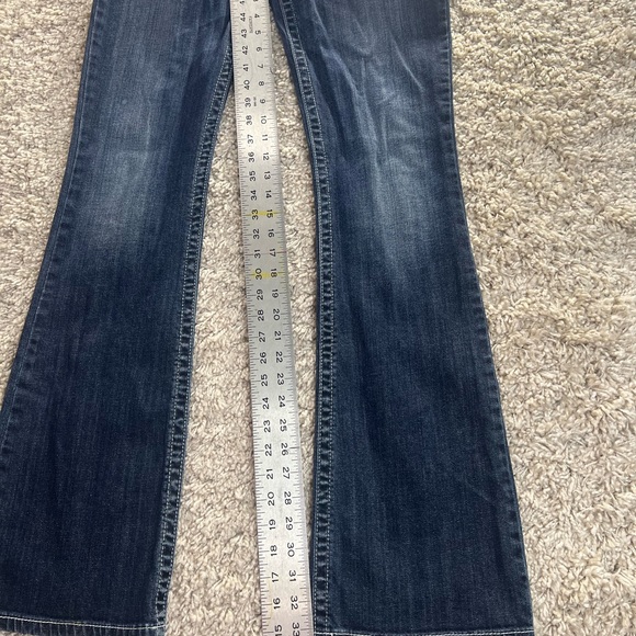 Silver Jeans Dark Blue Flare Women's Jeans - Picture 1 of 6
